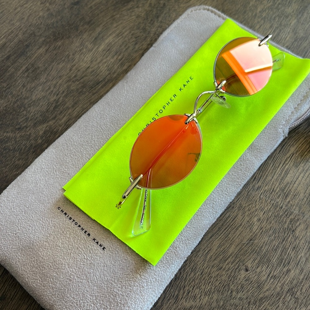 Christopher Kane Slim Skinny Sunglasses